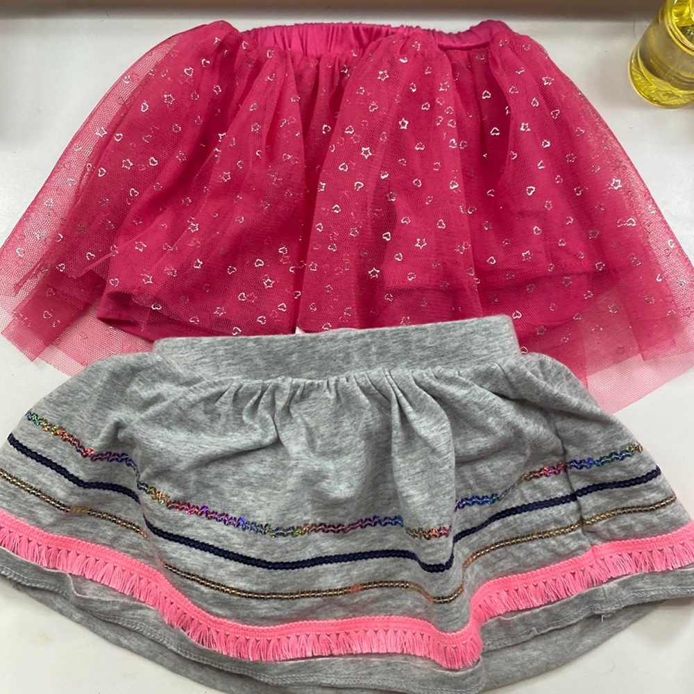 12M pair of skirts! Carters and other brand!